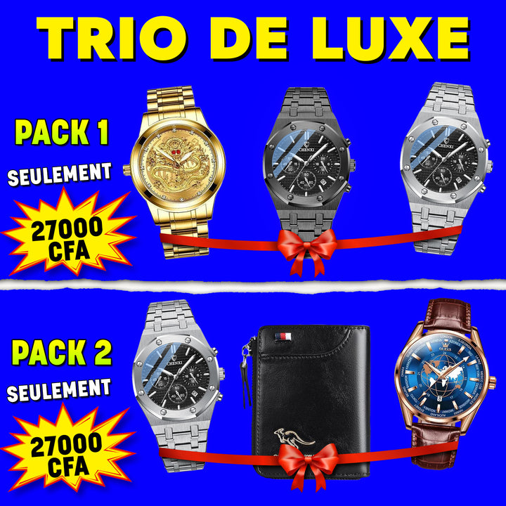 Pack Trio - 3 Montres de luxe ⏳ 24h