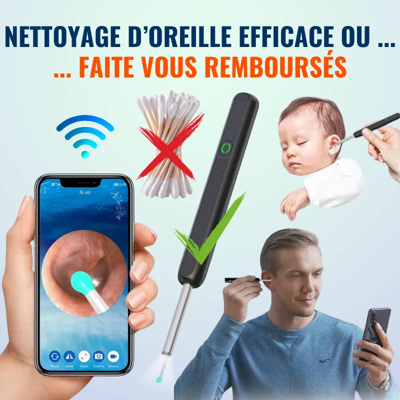 E3 Nettoyeur D'oreilles | Appareil de nettoyage des oreilles-COD