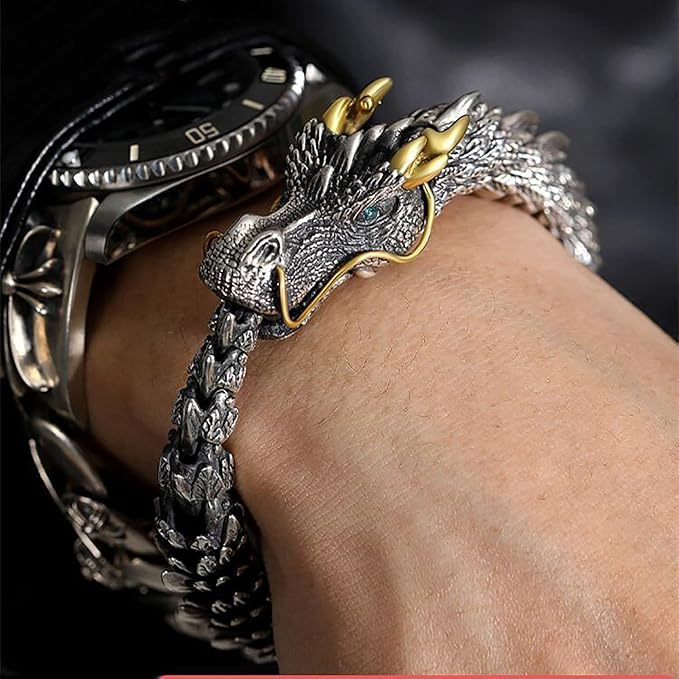 Bracelet dragon en Acier Inoxydable vintage-GNK