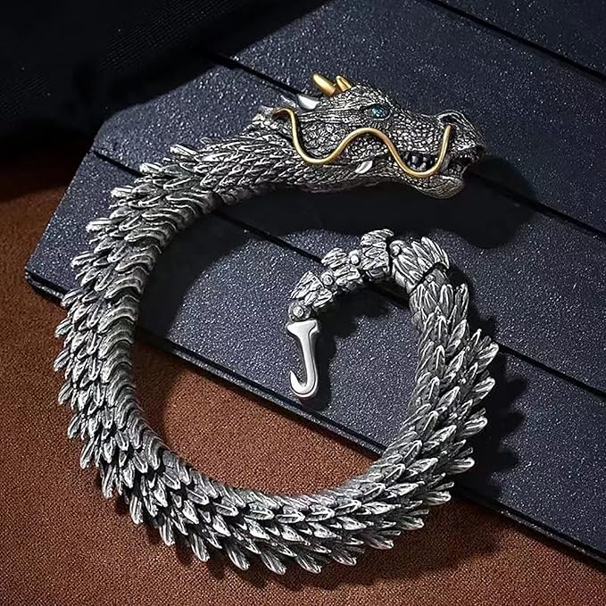 Bracelet dragon en Acier Inoxydable vintage-COD
