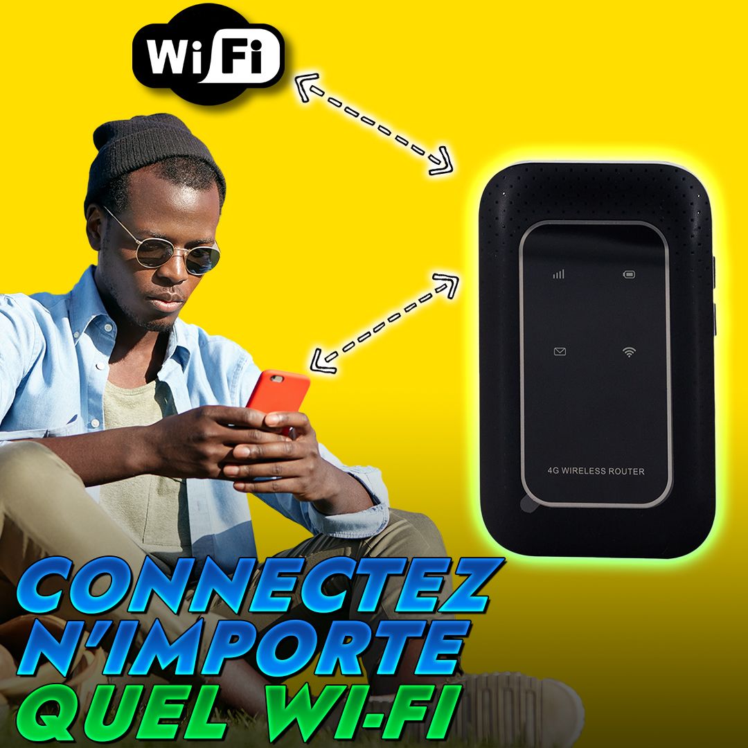 Routeur de poche 4G LTE et Vous aide à trouver le c-o d-e wifi-GB