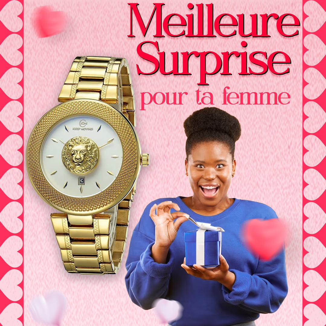 Montre du luxe LION pour femme-RDC