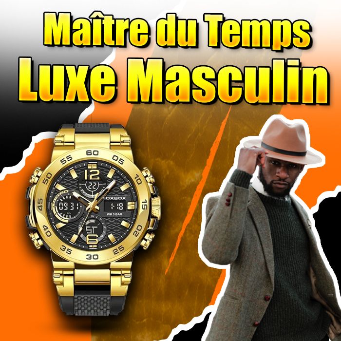 FOXBOX Montre de sport pour Homme -COD