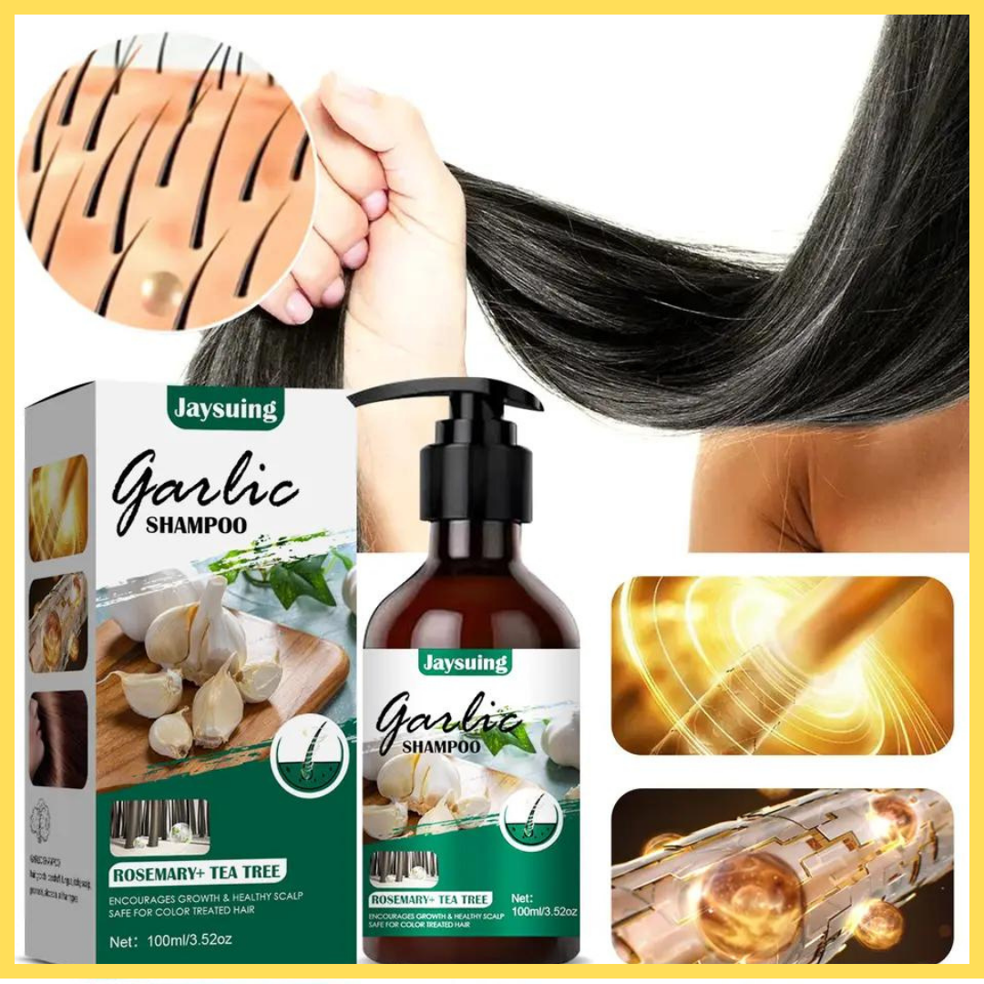 Shampooing à l'ail - croissance des cheveux-GN