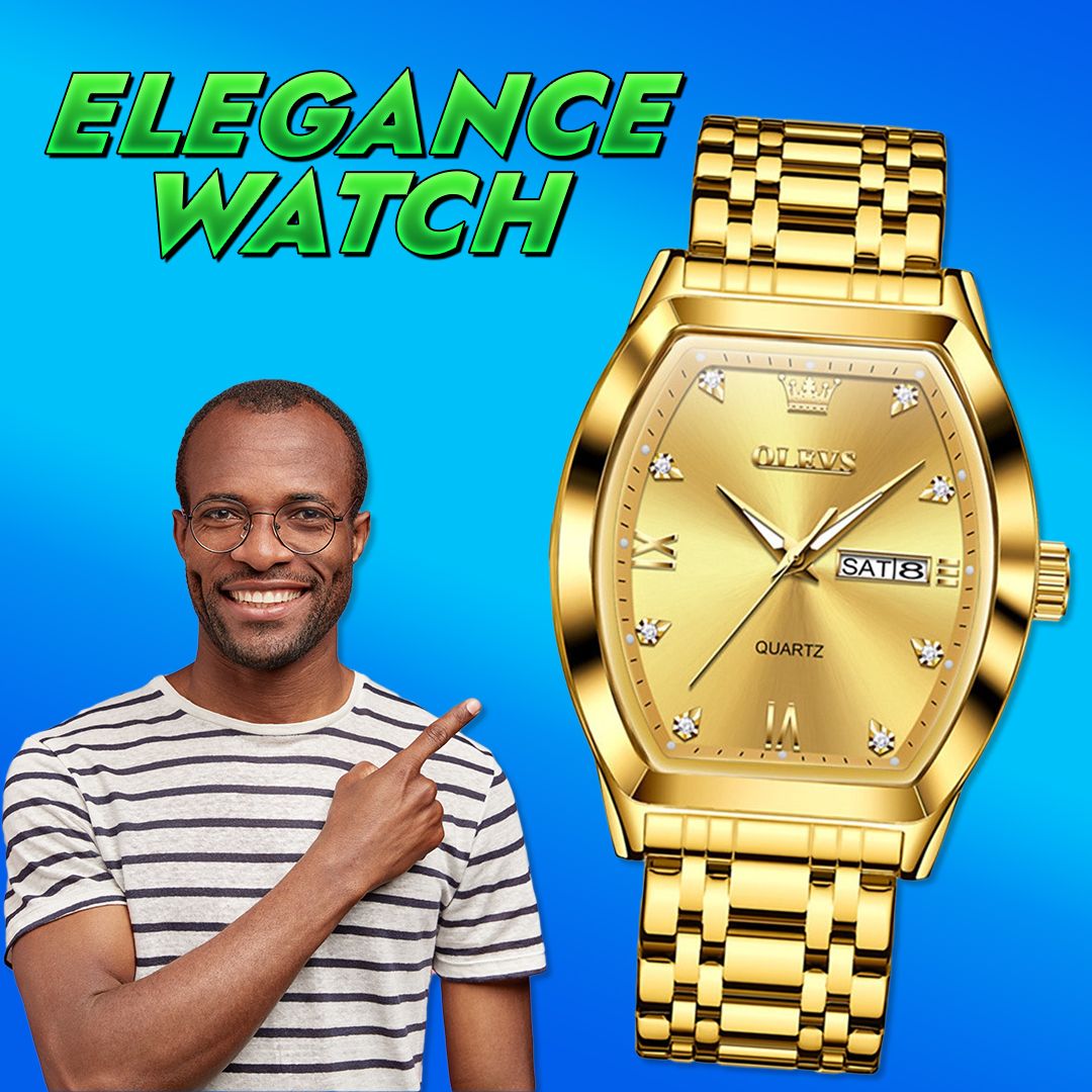 OLEVS-Montre-bracelet à quartz pour homme-COD