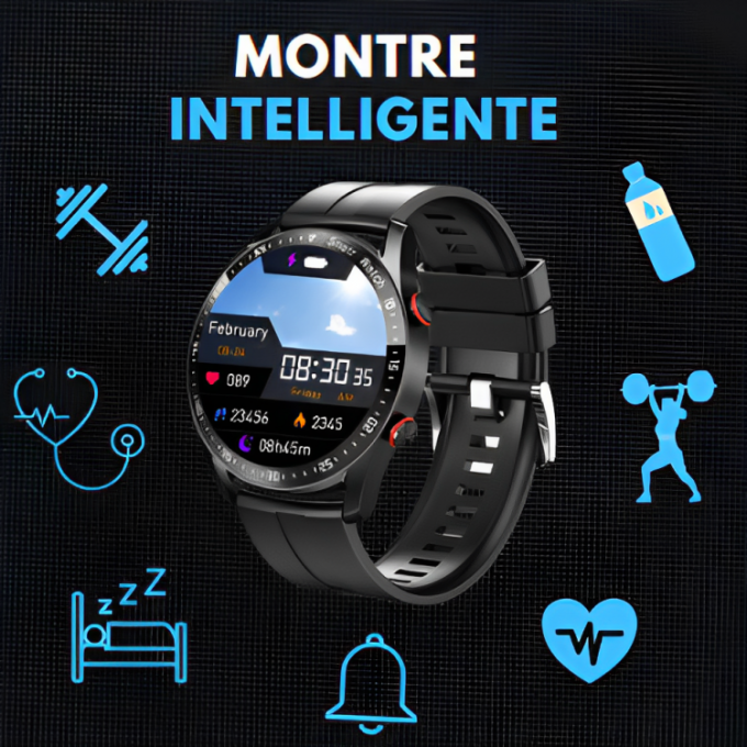 Montre intelligente multifonctionnelle-GNK