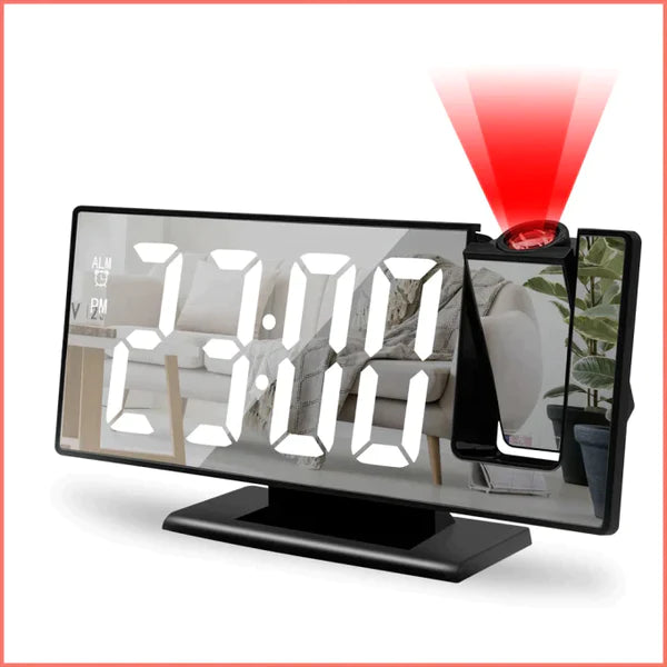 Mini Alarme Led avec Projecteur de temps - Miroir-CI