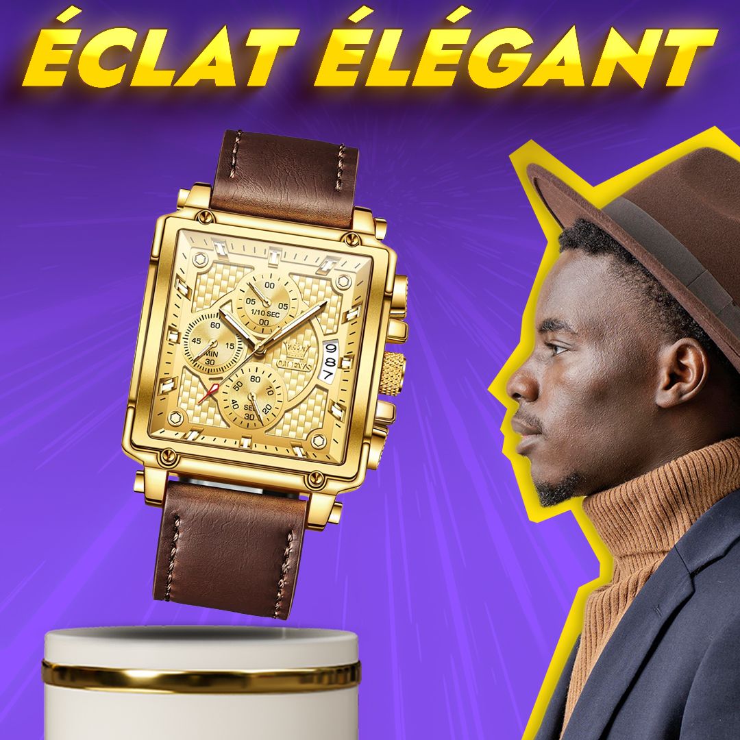 Montre en cuir pour Homme-RDC