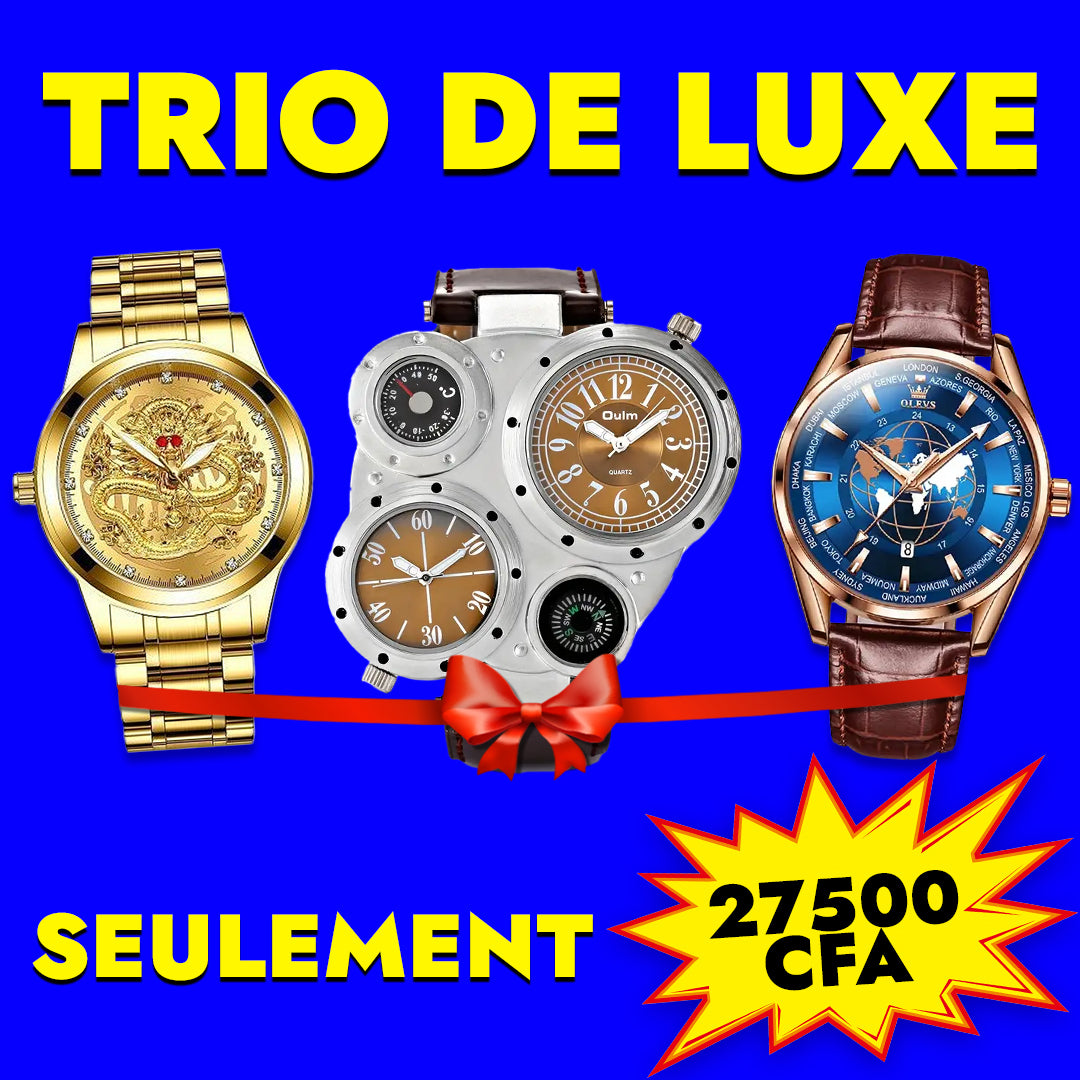 Pack Trio - 3 Montres de luxe⏳ 24h-GB