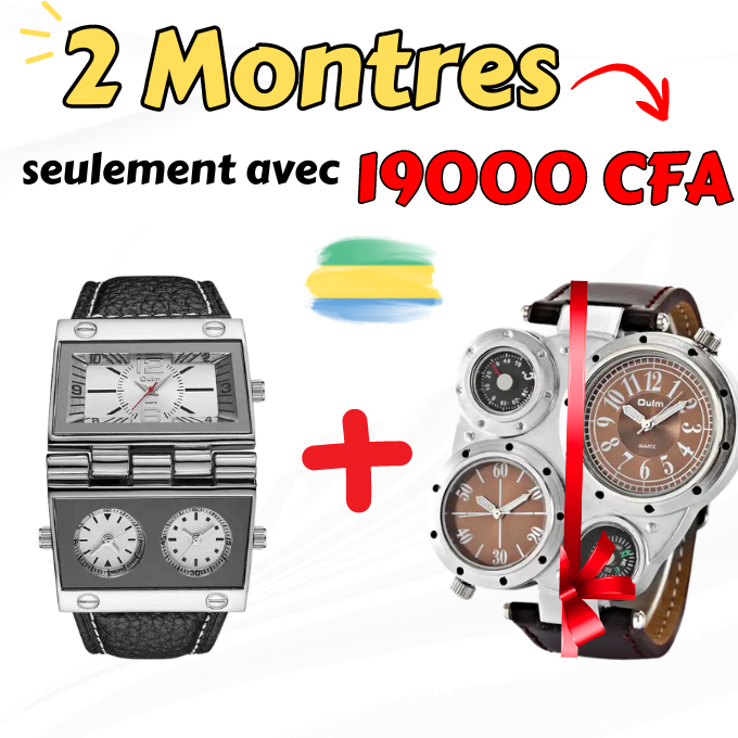 Montre OULM sport+Montre OULM Gratuite -GB