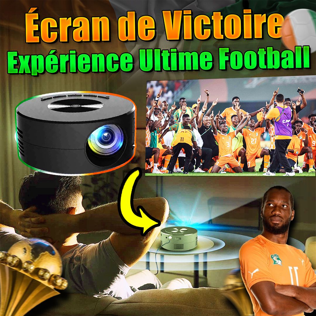 Projecteur LED Portable avec Haut-Parleur-GNK