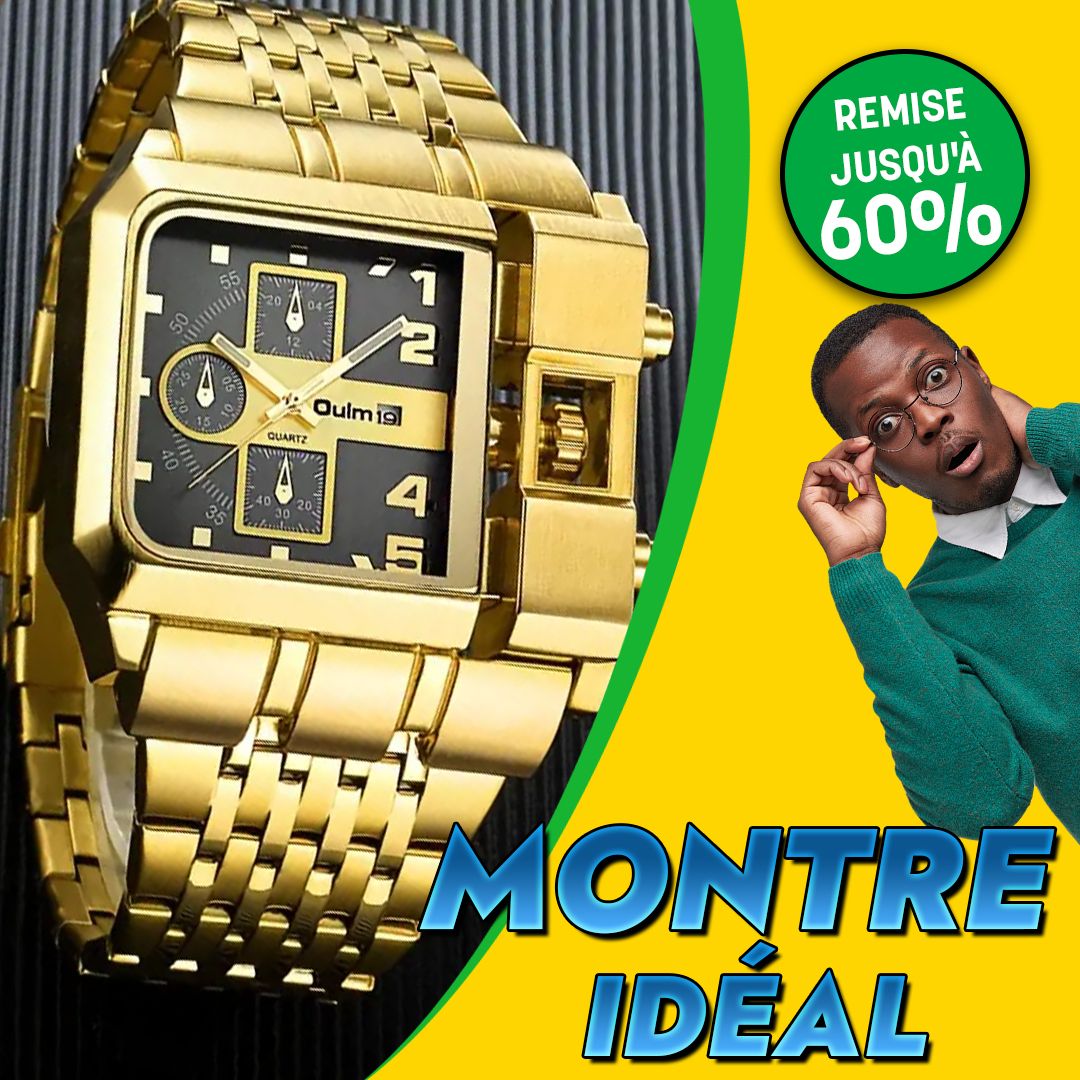 Montre de luxe Oulm Gold pour homme-GB
