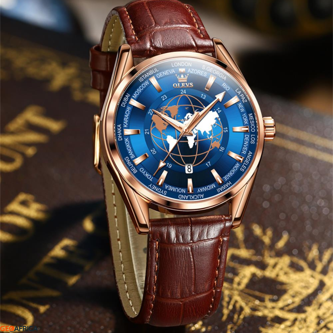 Montre de luxe Olves pour hommes-Wistwatch-gabon