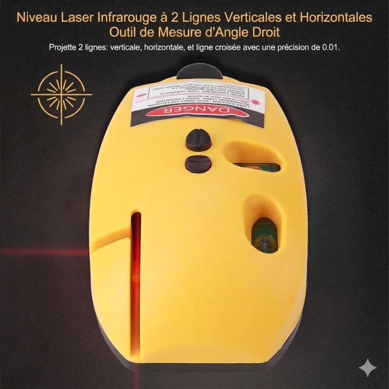 laser infrarouge à angle droit de 90 degrés
